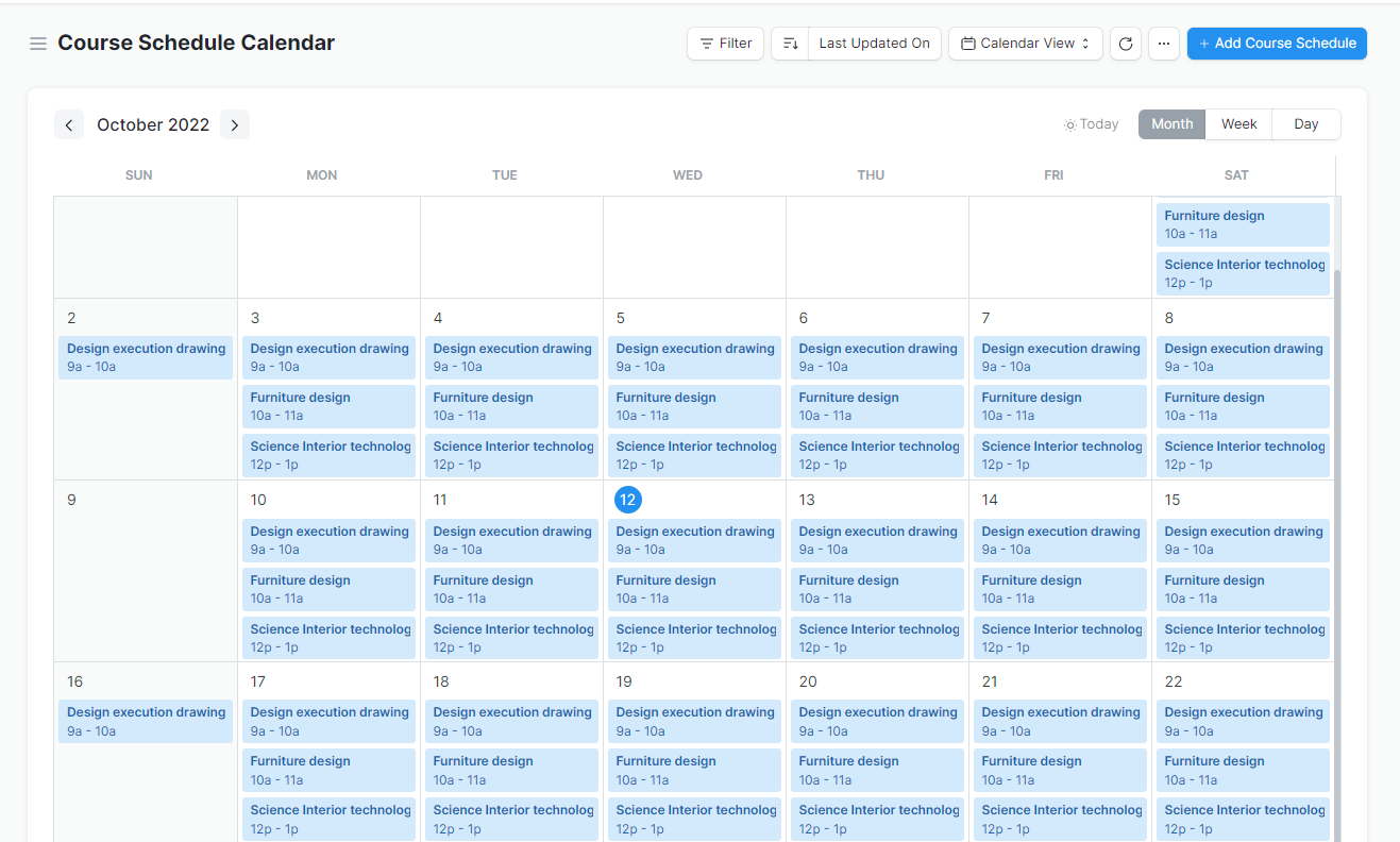 <b>Course Scheduling<b>